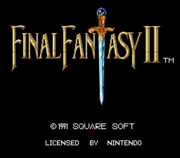 Final Fantasy II (USA) (Rev 1) screen shot title